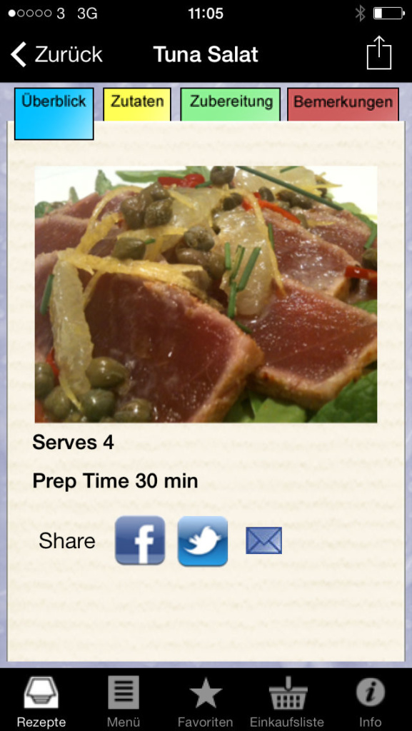 Recipe Manager AppAspect