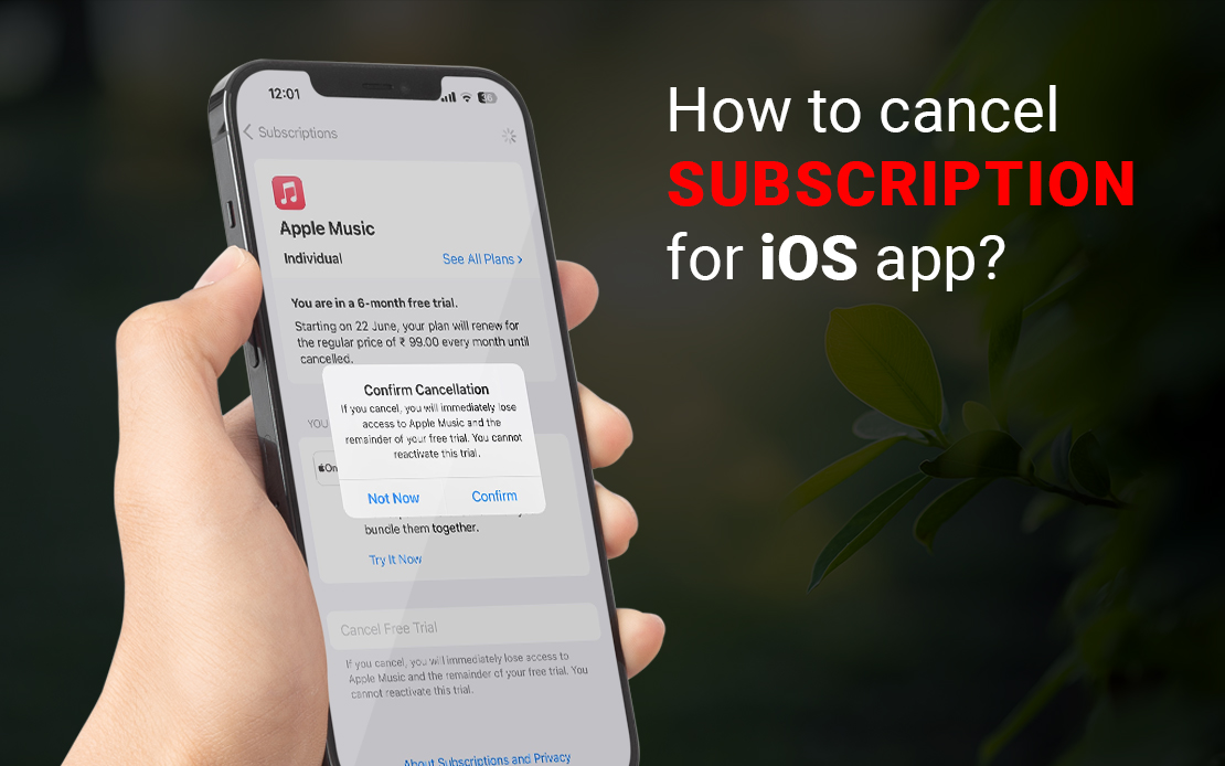 How to cancel subscription for iOS app?